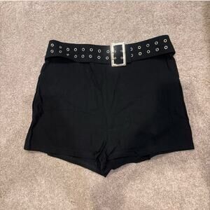 White Fox black shorts